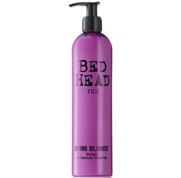 Tigi Bed Head Dumb Blonde Shampoo szampon do włosów zniszczonych zabiegami chemicznymi 400ml