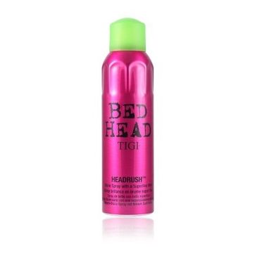 Tigi Bed Headrush Shine Spray With A Superfine Mist nabłyszczający spray do włosów 200ml