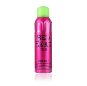 Tigi Bed Headrush Shine Spray With A Superfine Mist nabłyszczający spray do włosów 200ml