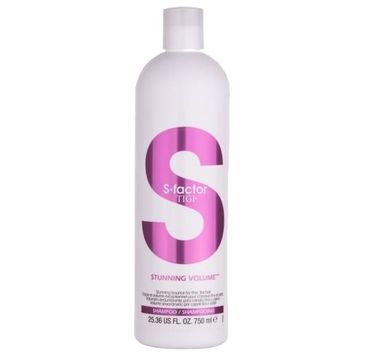 Tigi S-Factor Stunning Volume Shampoo szampon do włosów zwiększający objętość 750ml