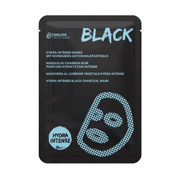 Timeless Truth Mask Hydra-Intense Black Charcoal Mask intensywnie nawilżająca maseczka węglowa (30 ml)