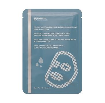 Timeless Truth Mask Triple Effect Hyaluronic Acid Ultra-Hydrating Mask intensywnie nawilżająca maseczka o potrójnym działaniu Kwas Hialuronowy (30 ml)