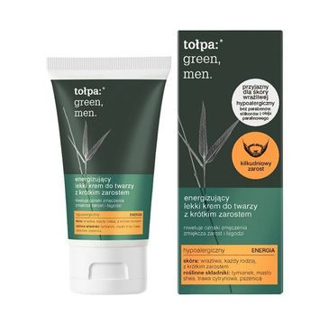 Tołpa Green Men krem energizujący do twarzy z krótkim zarostem (50 ml)