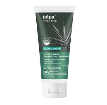 Tołpa – żel pod prysznic Green Men dla mężczyzn do mycia ciała i włosów 2w1 (200 ml)