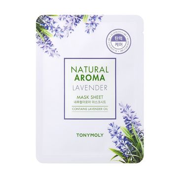 Tony Moly Natural Aroma Mask Sheet Lavender regenerująca maska do twarzy 21g