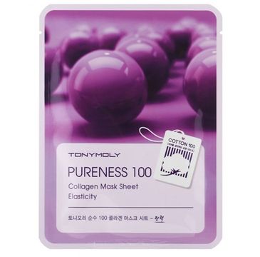 Tony Moly Pureness 100 Collagen Mask Sheet Elasticity poprawiająca elastyczność maska do twarzy z kolagenem 21ml