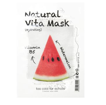Too Cool For School Natural Vita Mask naturalna maska nawilżająca do twarzy Hydrating (23 g)