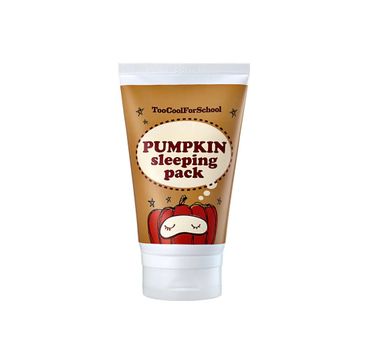 Too Cool For School Pumpkin Sleeping Pack nawilżająco-odżywcza maska do twarzy na noc (100 ml)
