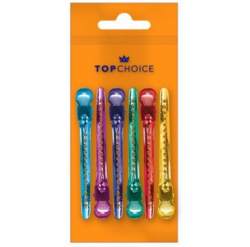 Top Choice Klipsy metalowe do włosów 20469 (1op.- 6 szt.)