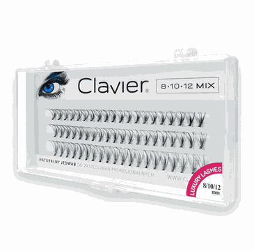 Clavier Classic Mix kępki rzęs 8/10/12 mm (1 op.)
