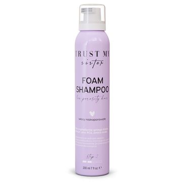 Trust My Sister Foam Shampoo szampon do włosów niskoporowatych (200 ml)