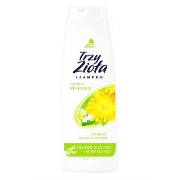 Pollena Trzy Zioła  szampon do włosów suchych i normalnych (250 ml)