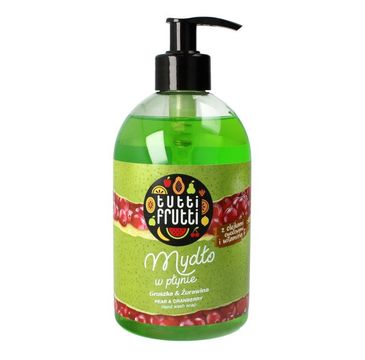 Tutti Frutti mydło w płynie Gruszka & Żurawina 00 ml