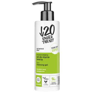 Under Twenty Oczyszczający żel do mycia twarzy 190ml