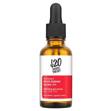 Under Twenty Złuszczające serum żelowe AHA+BHA 15% 30ml