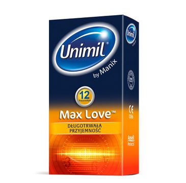 Unimil Max Love lateksowe prezerwatywy 12szt