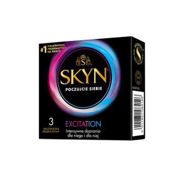 Skyn – Excitation nielateksowe prezerwatywy (3 szt.)