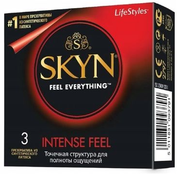 Unimil Skyn Intense Feel nielateksowe prezerwatywy (3 szt.)