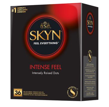 Unimil Skyn Intense Feel nielateksowe prezerwatywy z wypustkami (36 szt.)