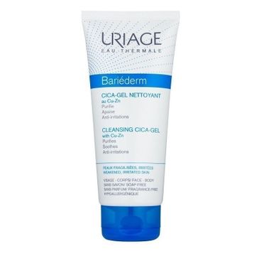 Uriage Bariederm Cleansing Cica-Gel żel do mycia twarzy i ciała (200 ml)
