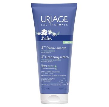 Uriage Bebe 1st Cleansing Cream pieniący się krem do kąpieli dla dzieci (200 ml)