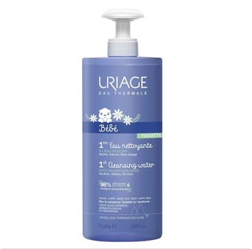 Uriage Bebe 1st Cleansing Water woda oczyszczająca dla dzieci bez spłukiwania (1000 ml)