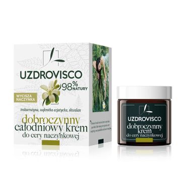 Uzdrovisco Naczynka dobroczynny całodniowy krem do cery naczynkowej (50 ml)