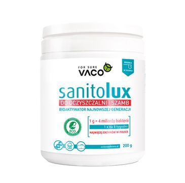 Vaco Sanitolux bioaktywator do oczyszczalni i szamb 200g