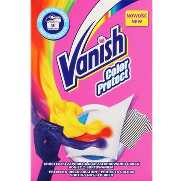 Vanish Color Protect - chusteczki wyłapujące barwnik 40 prań