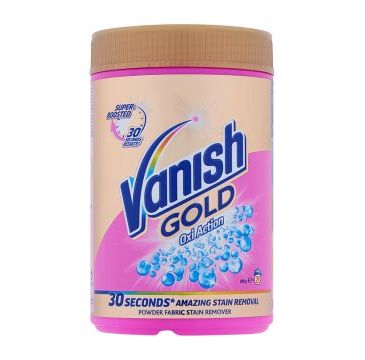 Vanish Gold Pink proszek do odplamiania tkanin 625g