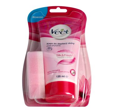 Veet Silk & Fresh krem do depilacji skóry pod prysznic skóra normalna 135 ml