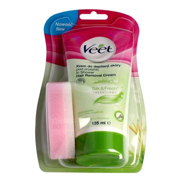 Veet Silk & Fresh krem do depilacji skóry pod prysznic skóra sucha 135 ml