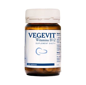 Vegevit Witamina B12 suplement diety (100 tabletek)