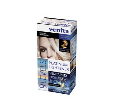 Venita 9 Leveles Platinium Lightener rozjaśniacz do włosów 9 tonów (125 ml)