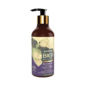 Venita Bio Natural Care Strengthening Hair Shampoo wzmacniający szampon do włosów Kofeina & Skrzyp (400 ml)
