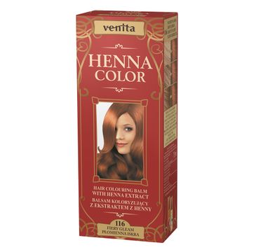 Venita Henna Color balsam koloryzujący z ekstraktem z henny 116 Płomienna Iskra 75ml