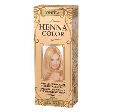 Venita Henna Color balsam koloryzujący z ekstraktem z henny 1 Słoneczny Blond 75ml