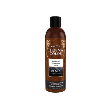Venita Henna Color Black szampon ziołowy do włosów w odcieniach ciemnych i czarnych (250 ml)