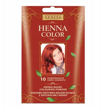 Venita Henna Color ziołowa odżywka koloryzująca z naturalnej henny 10 Owoc Granatu