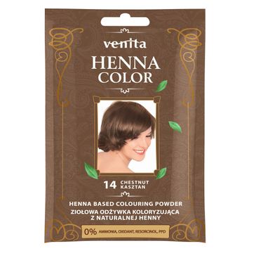 Venita Henna Color ziołowa odżywka koloryzująca z naturalnej henny 14 Kasztan