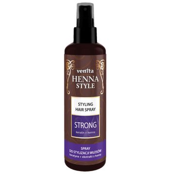 Venita Henna Style Strong utrwalający spray do stylizacji włosów 200ml