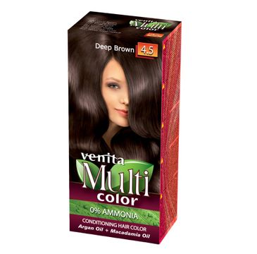 Venita MultiColor pielęgnacyjna farba do włosów 4.5 Ciemny Brąz