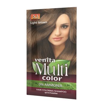 Venita MultiColor szampon koloryzujący 5.3 Jasny Brąz 40g