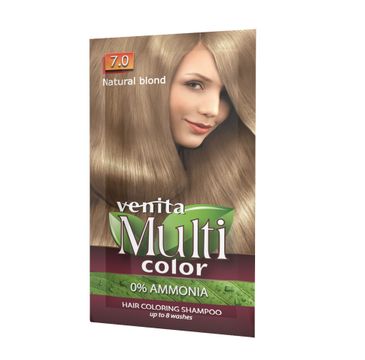 Venita MultiColor szampon koloryzujący 7.0 Naturalny Blond 40g