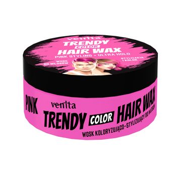 Venita Trendy Color Hair Wax koloryzujący wosk do stylizacji włosów Pink 75g