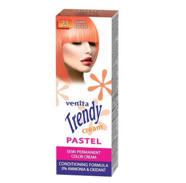 Venita Trendy Cream krem do koloryzacji włosów 23 Sweet Apricot