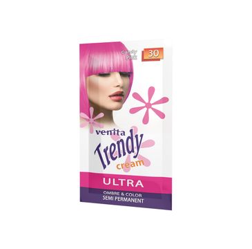 Venita Trendy Cream Ultra krem do koloryzacji włosów 30 Candy Pink (35 ml)