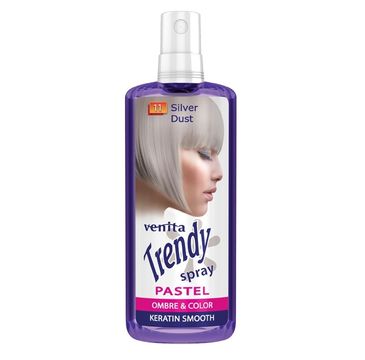 Venita Trendy Spray Pastel koloryzuj膮cy spray do w艂os贸w 11 Silver Dust (200 ml)