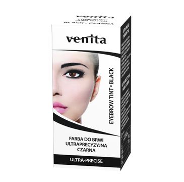 Venita Ultraprecyzyjna farba do brwi Czarny 30g