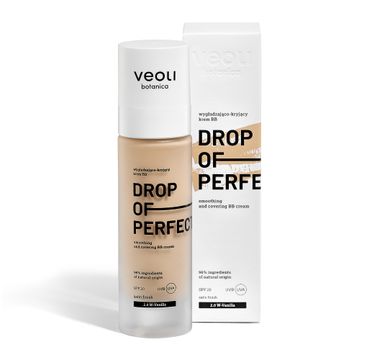 Veoli Botanica Drop Of Perfection SPF20 wygładzająco-kryjący krem BB o lekkiej formule 2.0 W-Vanilla (30 ml)